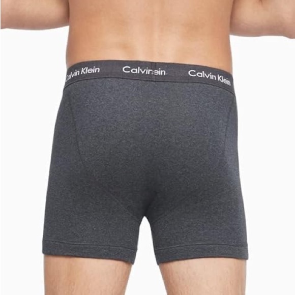 Calvin Klein Men's Cotton Classics 5-Pack Boxer Brief 2 Blue Shadow/ Size Large - Picture 5 of 9